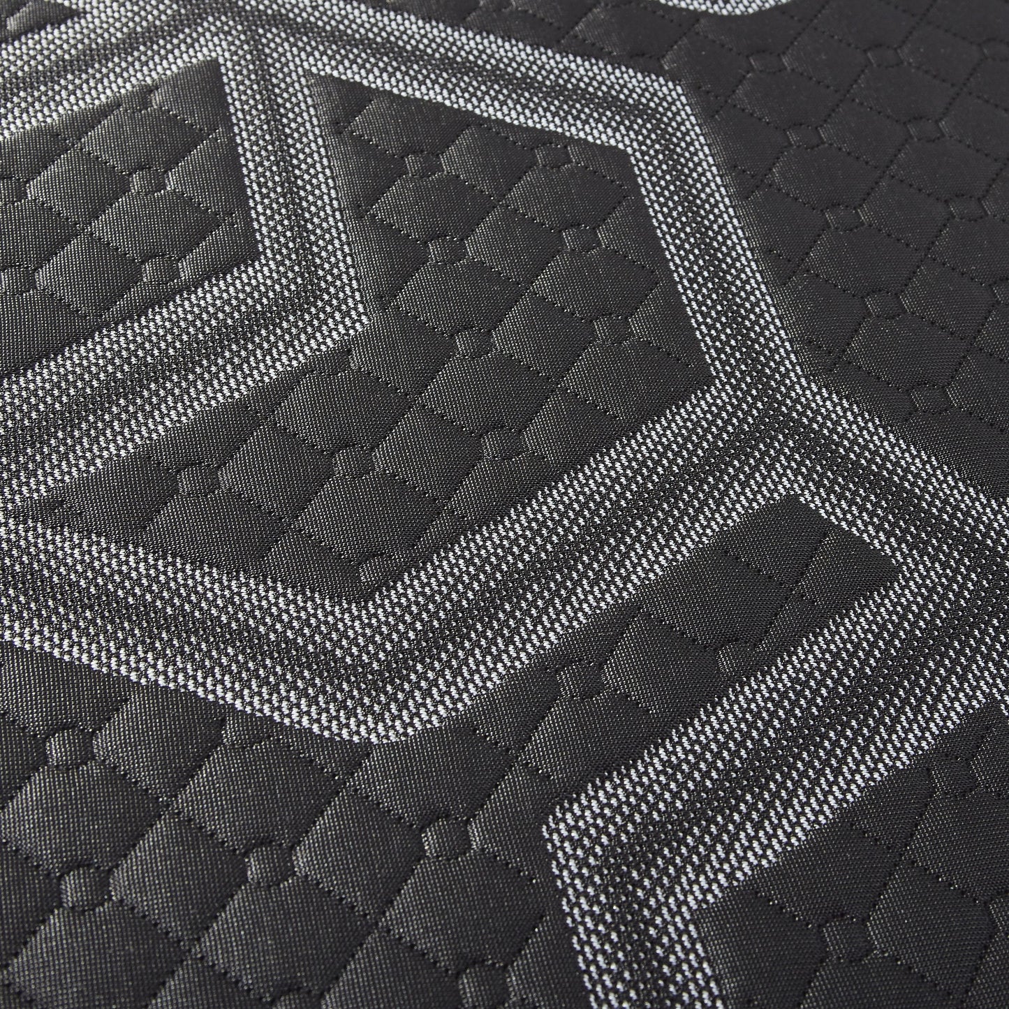 Lux Black Cool 12" Copper Elate Foam RV Mattress top view.